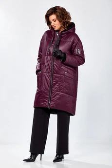 Пальто 8302 марсала Ladysecret