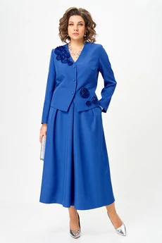 Костюм с юбкой 25105 василек  Ladysecret