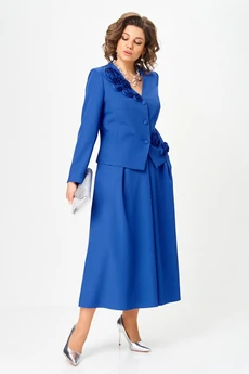 Костюм с юбкой 25105 василек  Ladysecret
