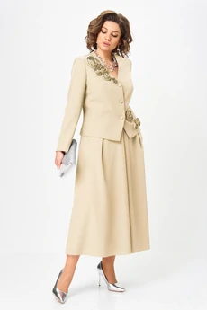Костюм с юбкой 25105 миндаль Ladysecret