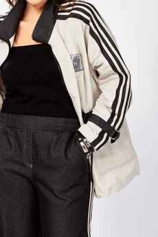 Костюм брючный 25228 платиновый-черный Ladysecret