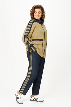 Костюм брючный 25230 платиново-синий Ladysecret