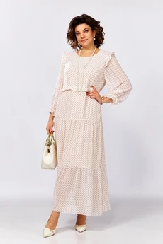 Платье 25301 пудра + горох Ladysecret