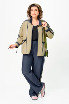 Костюм брючный 26232 хаки-синий Ladysecret