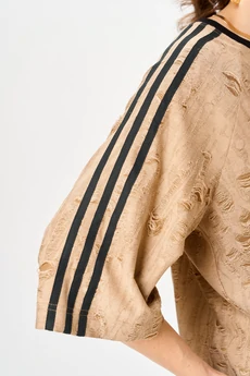 Костюм брючный 26234 беж + черный Ladysecret