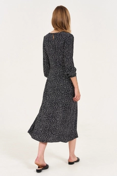 Платье 11348 рисунок на черном LeNata
