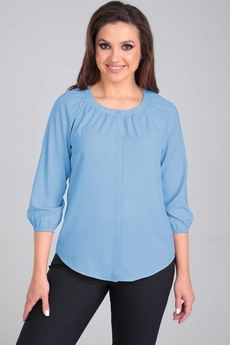 Блузка 12104 голубой LeNata