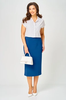 Блузка 12550 горох LeNata