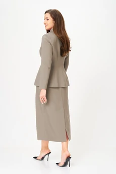 Костюм с юбкой 20549 капучино LeNata