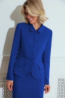 Костюм с юбкой 21212 василёк LeNata