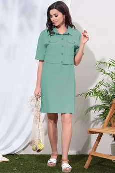 Костюм с платьем 21262 мята LeNata