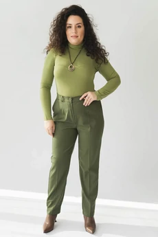 Брюки  Р-025 зеленый чай LegendStyle
