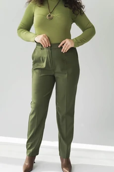 Брюки  Р-025 зеленый чай LegendStyle