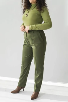 Брюки  Р-025 зеленый чай LegendStyle
