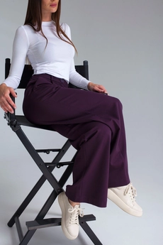 Брюки 019 баклажан LegendStyle