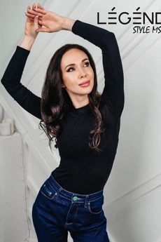 Джемпер 025 чёрный LegendStyle