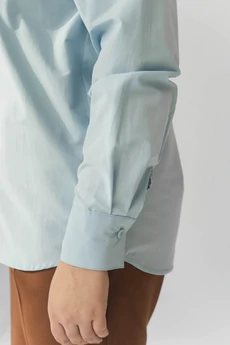 Рубашка B-030 голубой LegendStyle