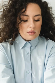 Рубашка B-030 голубой LegendStyle