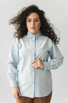 Рубашка B-030 голубой LegendStyle