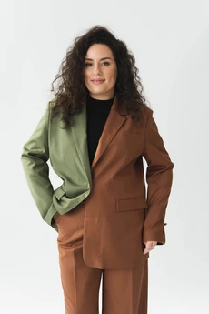 Жакет G-025 колорблок1 LegendStyle