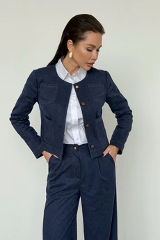 Жакет G-026 синий LegendStyle