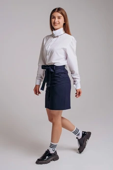 Юбка S-019 тёмно-синий LegendStyle