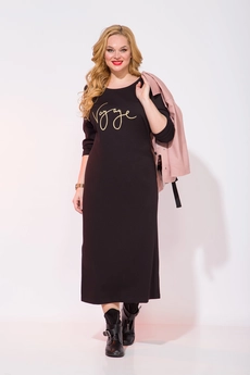 Костюм с платьем 1042 пудра Liliana-style