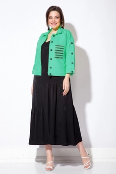 Костюм с платьем 109К мята Liliana-style