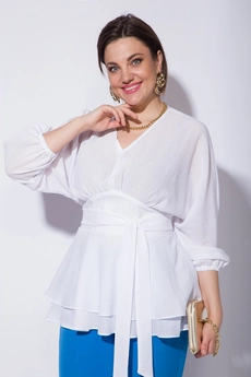 Блузка 111 белый Liliana-style