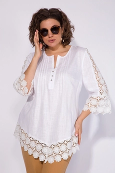 Туника 1288 белый Liliana-style