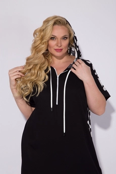 Платье 1307 черный Liliana-style