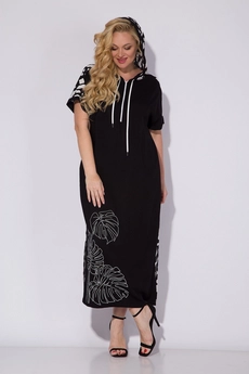 Платье 1307 черный Liliana-style