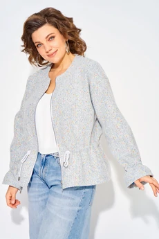 Жакет 1340н голубой меланж Liliana-style