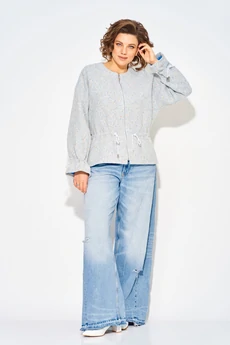 Жакет 1340н голубой меланж Liliana-style