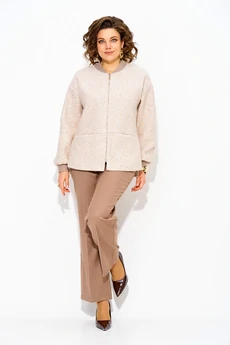Костюм брючный 1342БрПн жемужное капучино Liliana-style