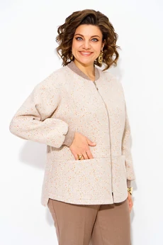 Жакет 1342 жемужное капучино Liliana-style