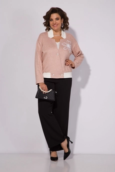 Костюм брючный 1350БрПн пудра Liliana-style