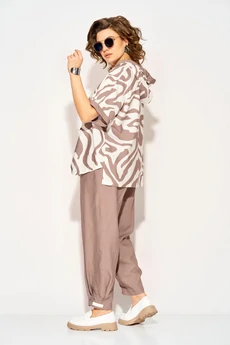 Костюм брючный 1438л капучино Liliana-style