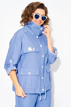 Костюм брючный 1445Н голубой Liliana-style