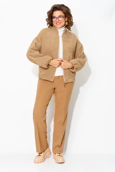 Костюм брючный 1481БрПн кэмэл Liliana-style