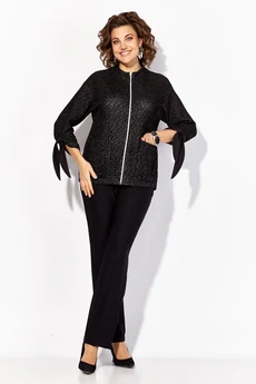 Костюм брючный 1493БрПн черный Liliana-style