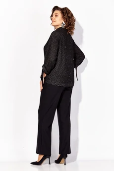 Костюм брючный 1493БрПн черный Liliana-style