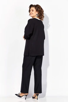 Костюм брючный 1495БрПн черный Liliana-style