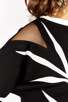 Туника 1495 черный Liliana-style