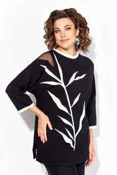 Туника 1495 черный Liliana-style