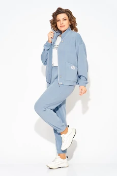 Костюм брючный 1503 голубой Liliana-style