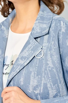 Жакет 1505 джинс меланж Liliana-style