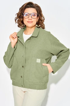 Костюм брючный 1506-1507 фисташка + экрю Liliana-style