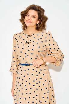 Платье 1511л бежевый Liliana-style