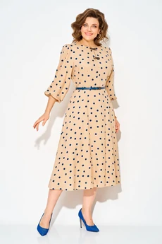 Платье 1511л бежевый Liliana-style